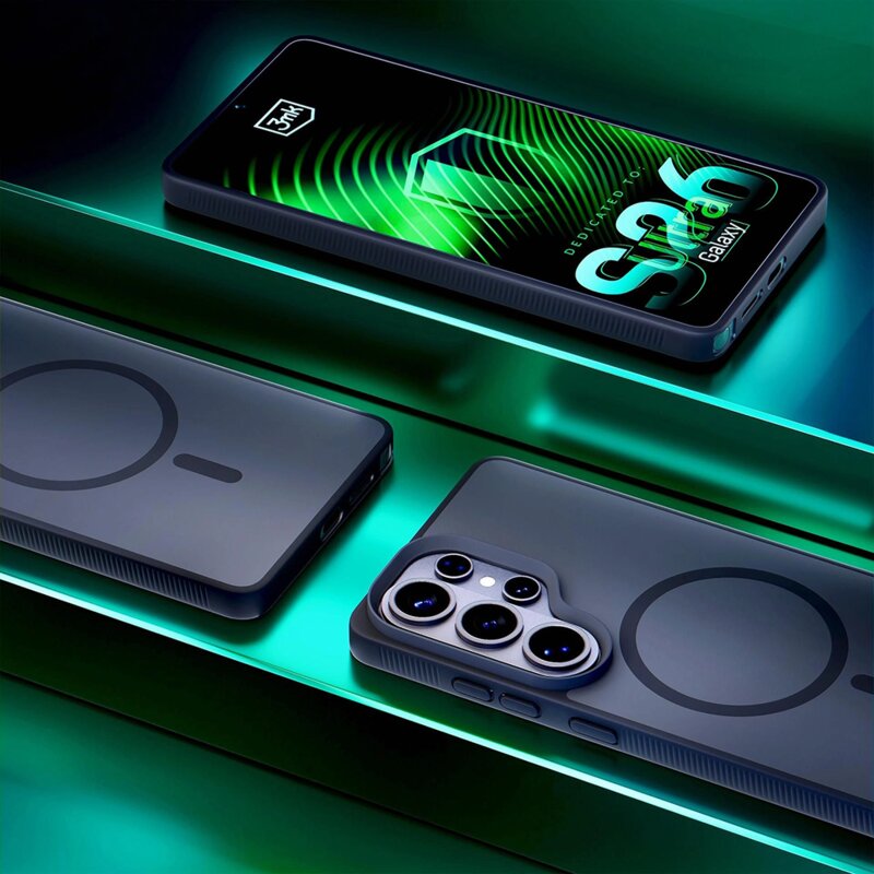 Husa Samsung Galaxy S26 Ultra premium 3mk Smoke MagCase, fumuriu