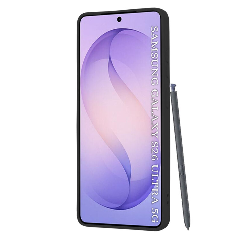 Husa silicon Samsung Galaxy S26 Ultra Techsuit SoftFlex MagSafe, negru