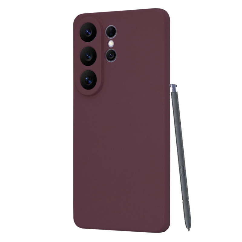 Husa silicon Samsung Galaxy S26 Ultra Techsuit SoftFlex MagSafe, bordo
