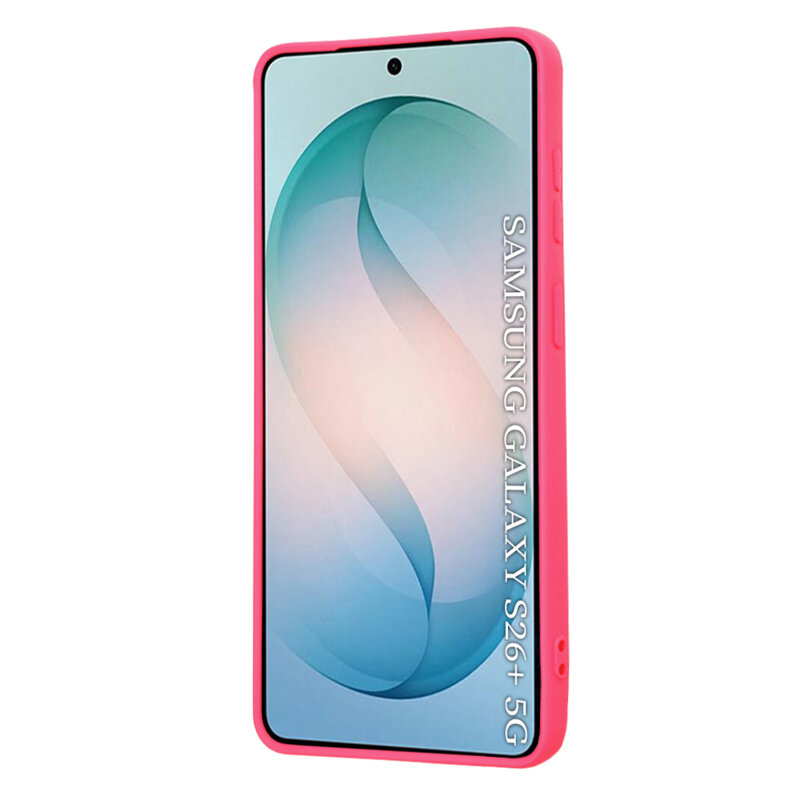 Husa silicon Samsung Galaxy S26 Plus Techsuit SoftFlex MagSafe, fucsia