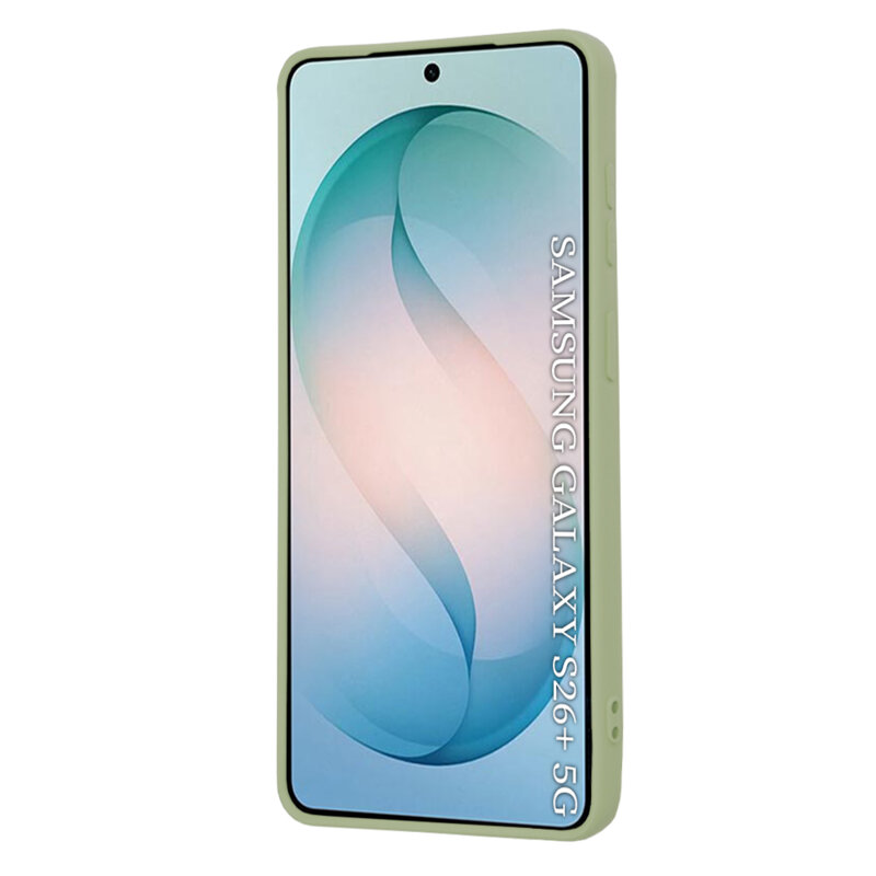 Husa silicon Samsung Galaxy S26 Plus Techsuit SoftFlex MagSafe, verde