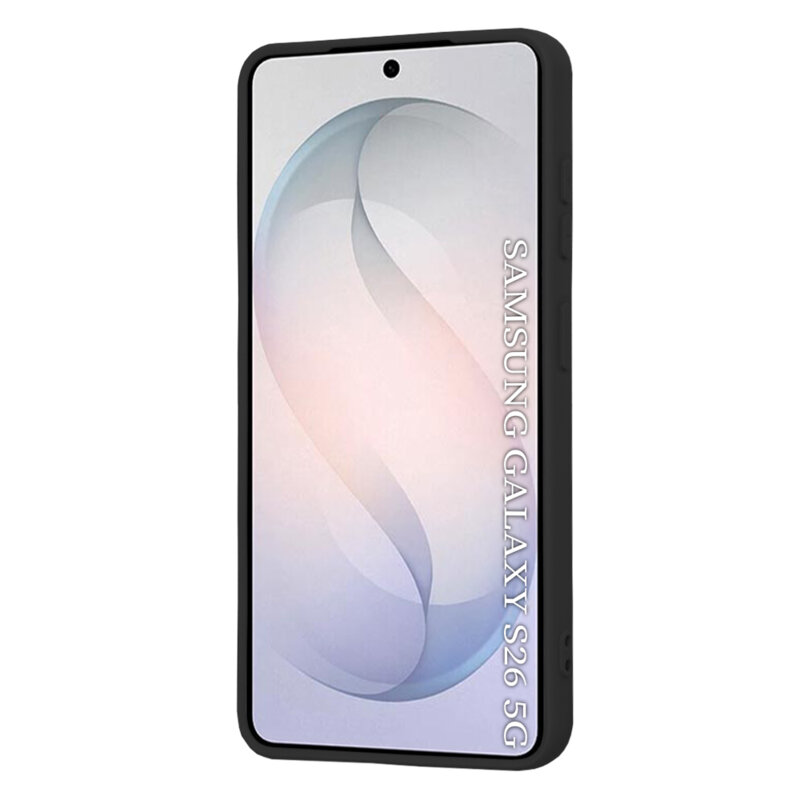 Husa silicon Samsung Galaxy S26 Techsuit SoftFlex MagSafe, negru