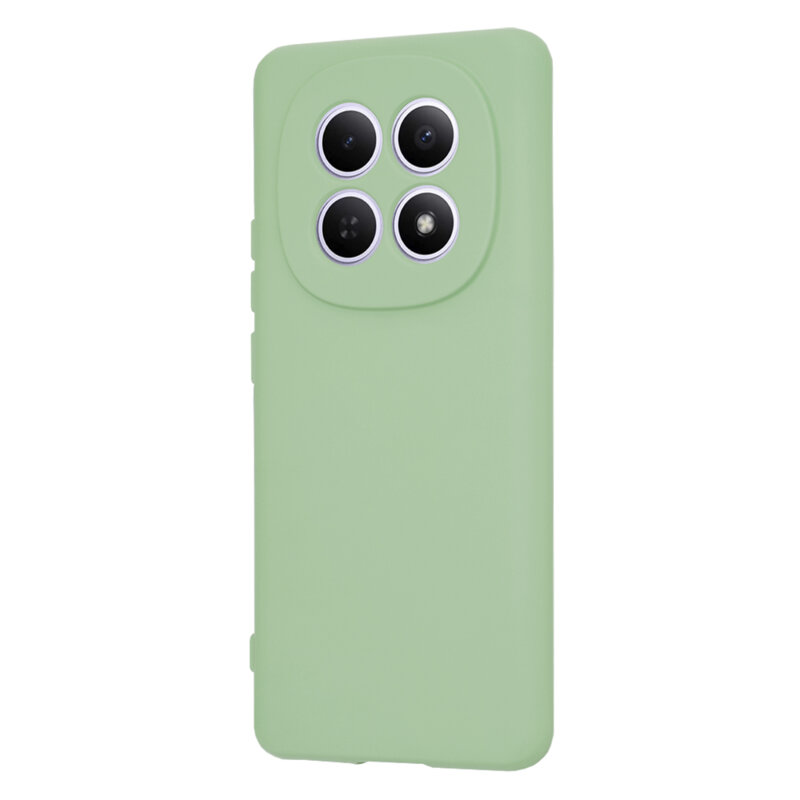 Husa silicon Xiaomi Redmi Note 15 5G Techsuit SoftFlex, verde deschis