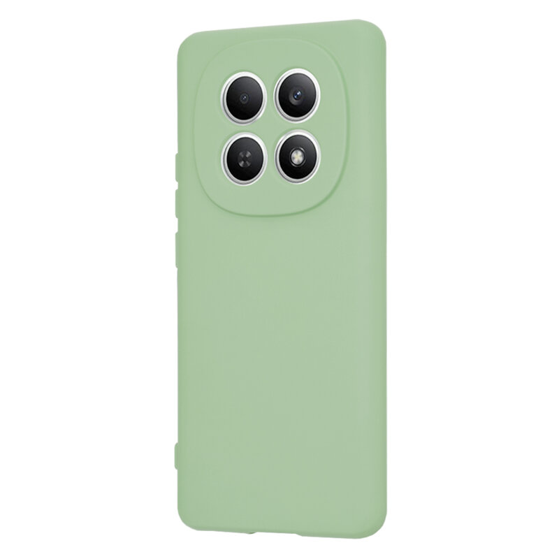 Husa silicon Xiaomi Poco M8 5G Techsuit SoftFlex, verde deschis