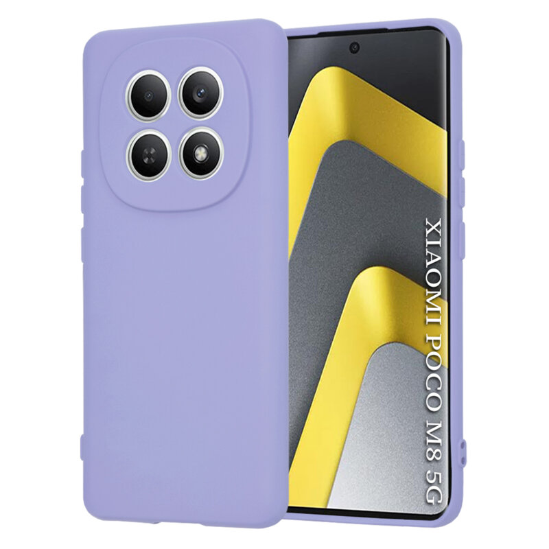 Husa silicon Xiaomi Poco M8 5G Techsuit SoftFlex, violet