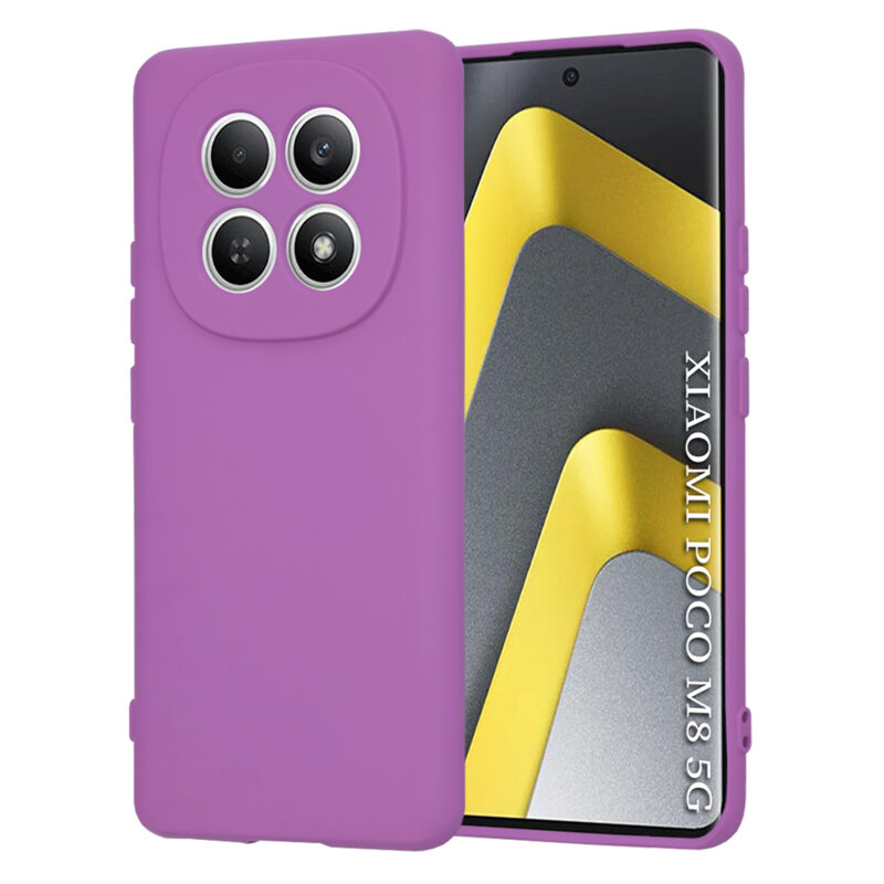Husa silicon Xiaomi Poco M8 5G Techsuit SoftFlex, mov