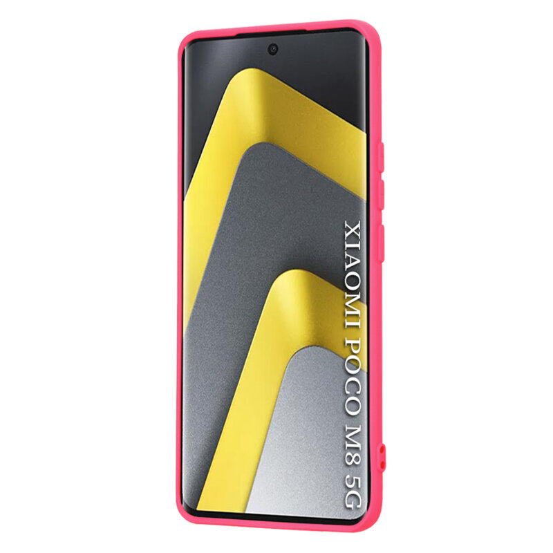 Husa silicon Xiaomi Poco M8 5G Techsuit SoftFlex, fucsia