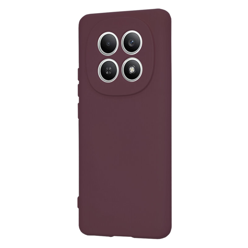 Husa silicon Xiaomi Poco M8 5G Techsuit SoftFlex, bordo