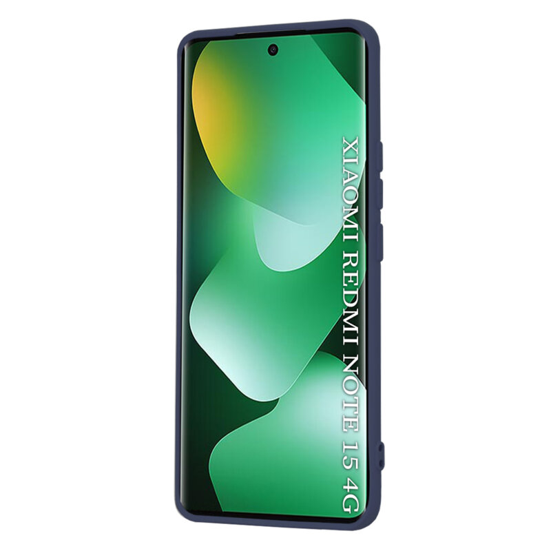 Husa silicon Xiaomi Redmi Note 15 4G Techsuit SoftFlex, bleumarin