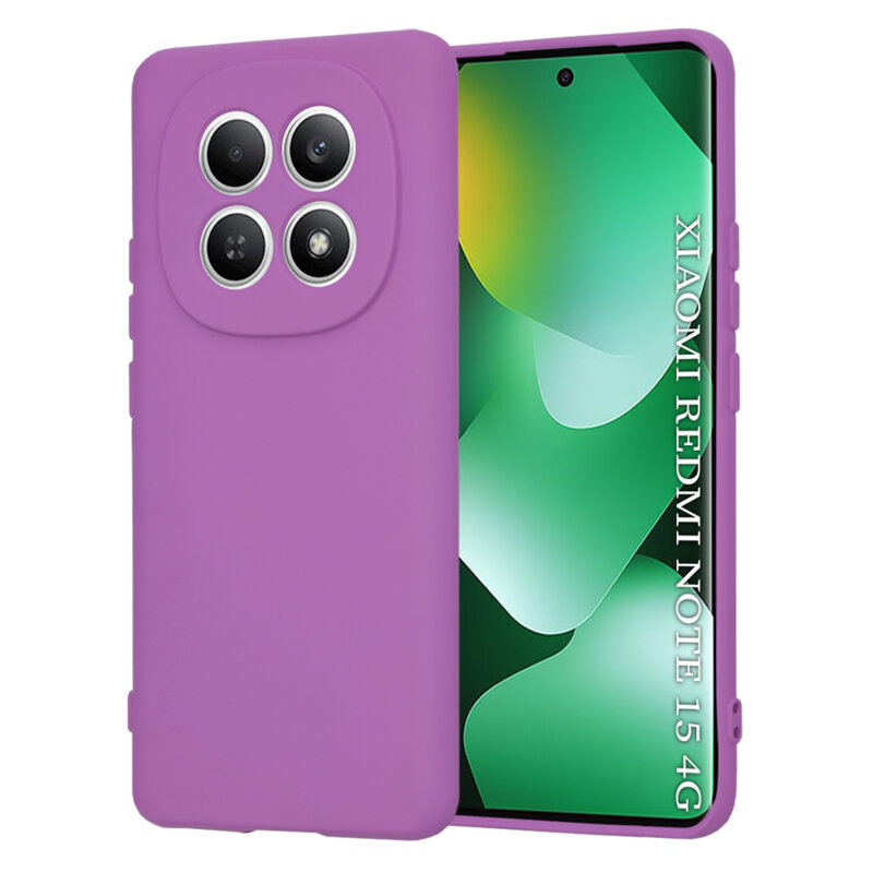 Husa silicon Xiaomi Redmi Note 15 4G Techsuit SoftFlex, mov