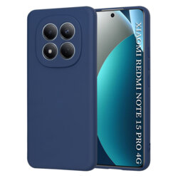 Husa silicon Xiaomi Redmi Note 15 Pro 4G Techsuit SoftFlex, bleumarin