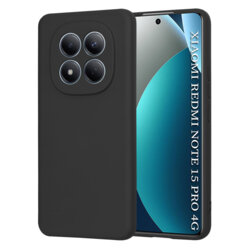 Husa silicon Xiaomi Redmi Note 15 Pro 4G Techsuit SoftFlex, negru