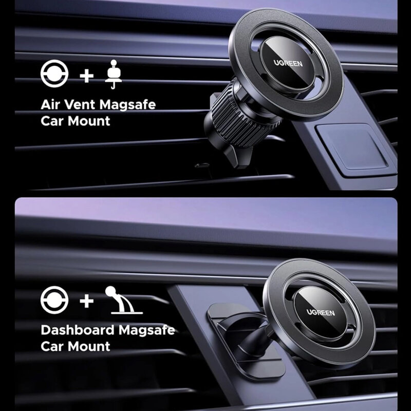 Suport auto universal, 2in1 design, magnetic Ugreen, 85397