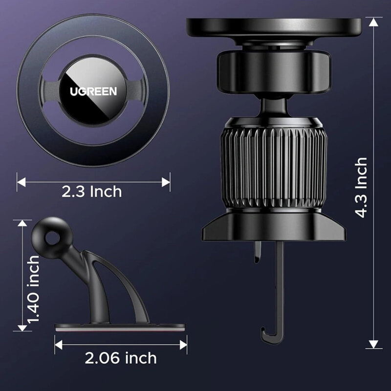 Suport auto universal, 2in1 design, magnetic Ugreen, 85397
