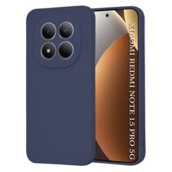 Husa silicon Xiaomi Redmi Note 15 Pro 5G Techsuit SoftFlex, bleumarin