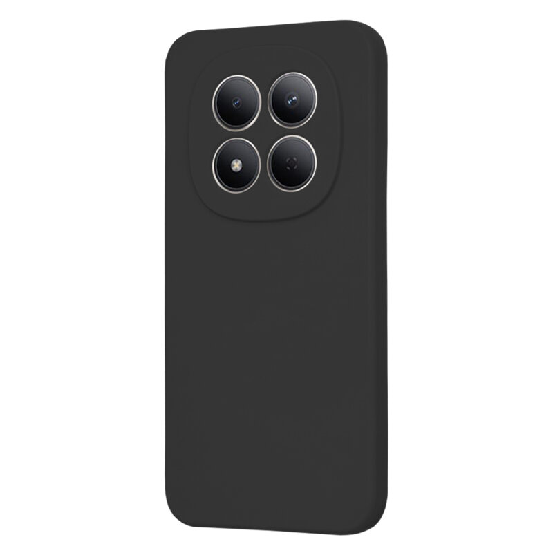 Husa silicon Xiaomi Redmi Note 15 Pro 5G Techsuit SoftFlex, negru