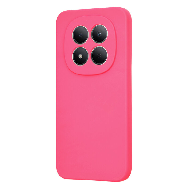Husa silicon Xiaomi Redmi Note 15 Pro 5G Techsuit SoftFlex, fucsia