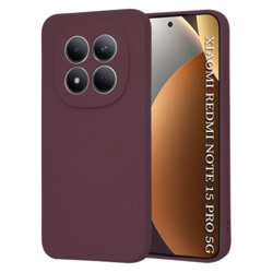 Husa silicon Xiaomi Redmi Note 15 Pro 5G Techsuit SoftFlex, bordo