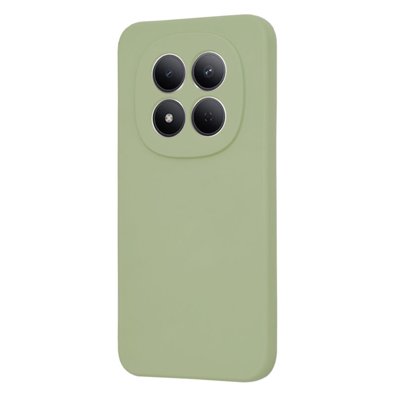 Husa silicon Xiaomi Redmi Note 15 Pro 5G Techsuit SoftFlex, verde