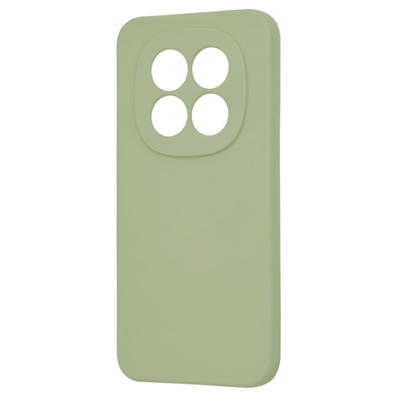 Husa silicon Xiaomi Redmi Note 15 Pro 5G Techsuit SoftFlex, verde