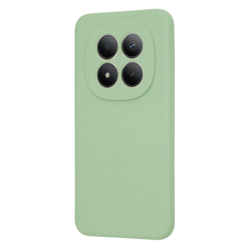 Husa silicon Xiaomi Redmi Note 15 Pro+ 5G Techsuit SoftFlex, verde deschis