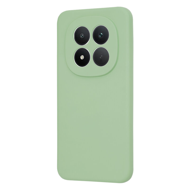 Husa silicon Xiaomi Poco M8 Pro 5G Techsuit SoftFlex, verde deschis