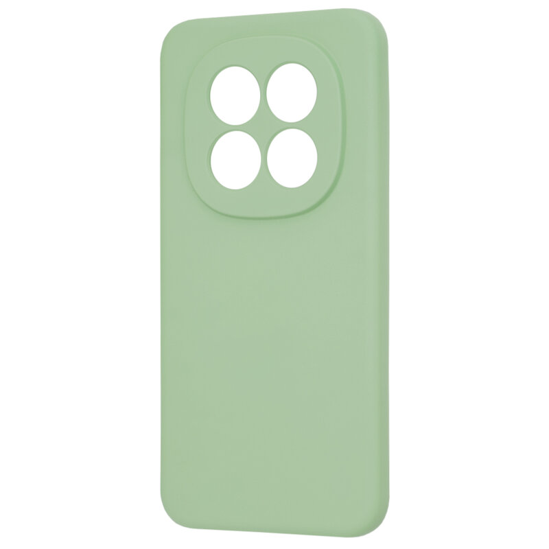 Husa silicon Xiaomi Poco M8 Pro 5G Techsuit SoftFlex, verde deschis