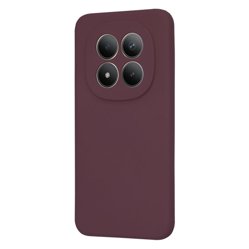 Husa silicon Xiaomi Redmi Note 15 Pro+ 5G Techsuit SoftFlex, bordo