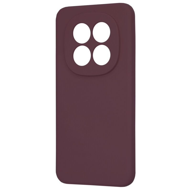 Husa silicon Xiaomi Redmi Note 15 Pro+ 5G Techsuit SoftFlex, bordo