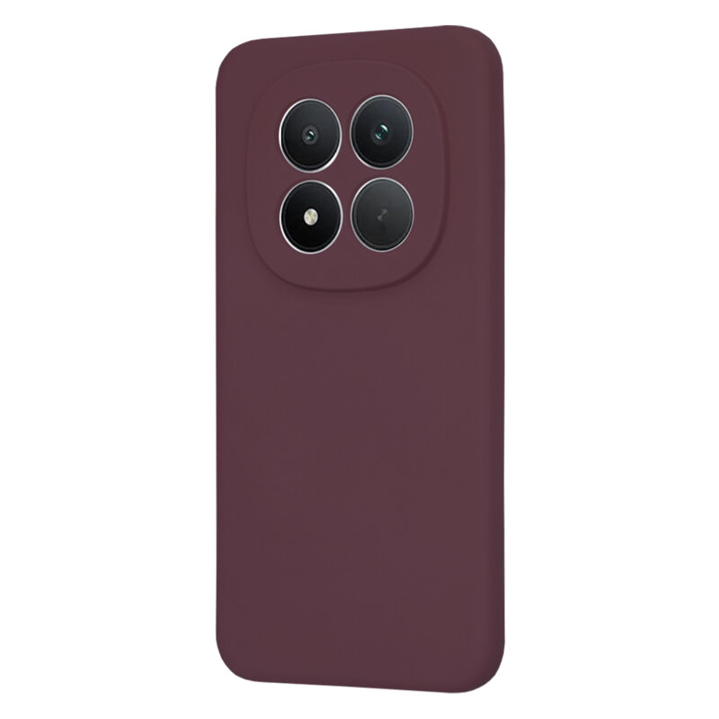 Husa silicon Xiaomi Poco M8 Pro 5G Techsuit SoftFlex, bordo