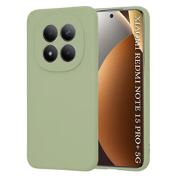 Husa silicon Xiaomi Redmi Note 15 Pro+ 5G Techsuit SoftFlex, verde
