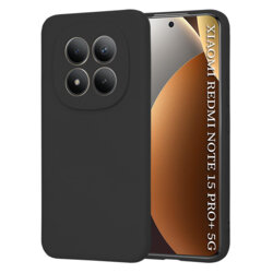 Husa silicon Xiaomi Redmi Note 15 Pro+ 5G Techsuit SoftFlex, negru