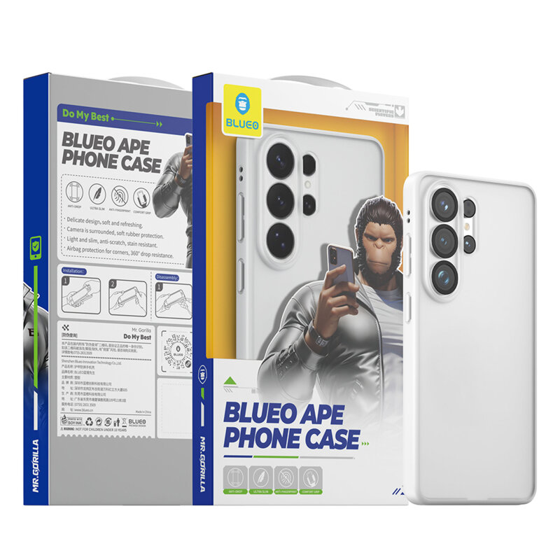 Husa Samsung Galaxy S26 Plus Blueo APE Matte Series, gri