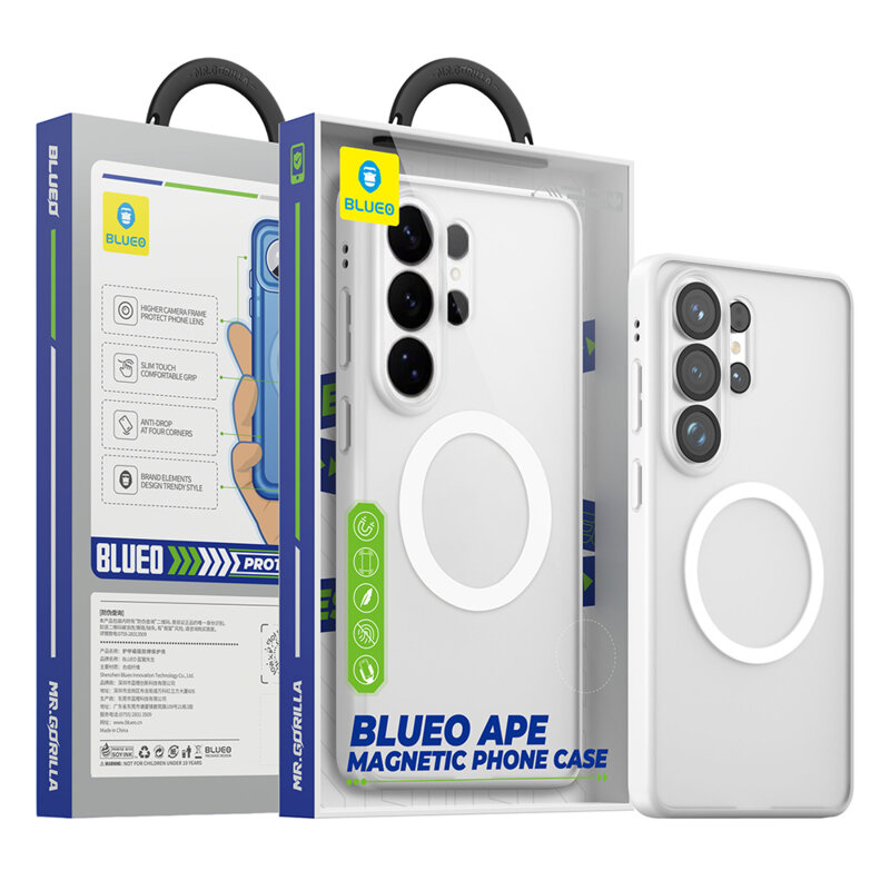 Husa Samsung Galaxy S26 Plus Blueo APE MagSafe Series, gri