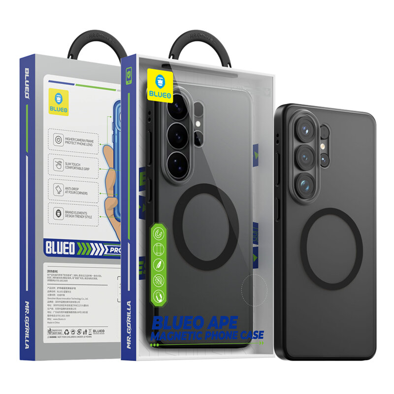 Husa Samsung Galaxy S26 Blueo APE Matte MagSafe Series, negru