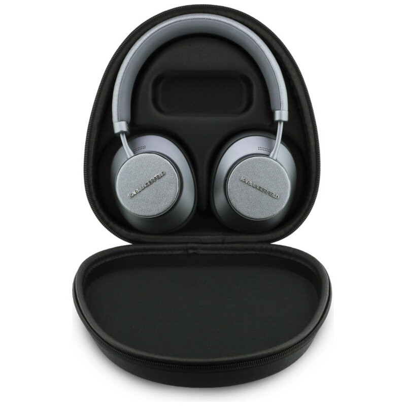 Casti Bluetooth wireless over-ear Karl Lagerfeld KLBHP73PSACKMG