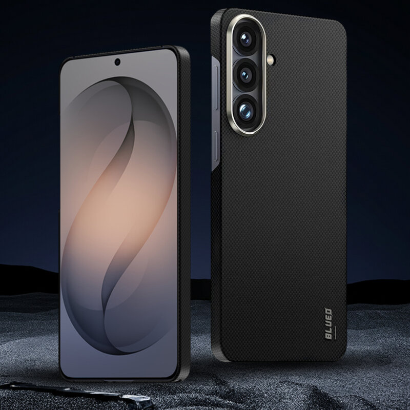 Husa Samsung Galaxy S26 Ultra Blueo AIR Aramid Fiber MagSafe Series, negru