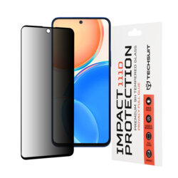 Folie sticla Honor X8 4G Techsuit 111D Privacy Full Glue, negru