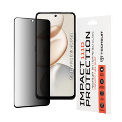 Folie sticla Honor 400 Smart 5G Techsuit 111D Privacy Full Glue, negru