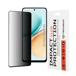 Folie sticla Honor X7d 4G Techsuit 111D Privacy Full Glue, negru