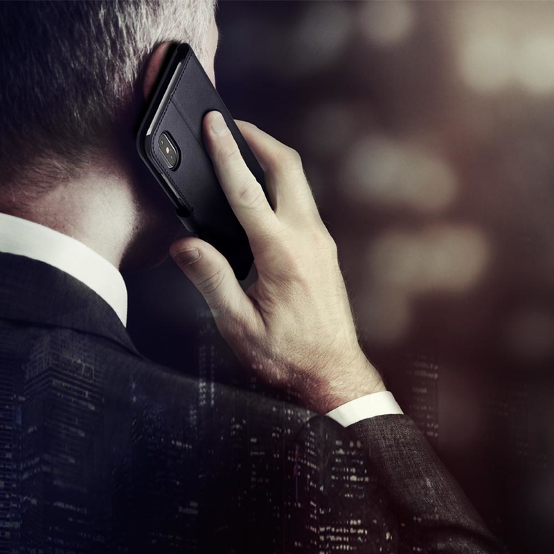 Husa iPhone XS Max Spigen Wallet S - Black