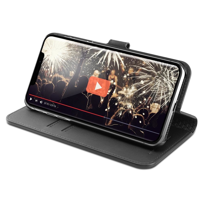 Husa iPhone XS Max Spigen Wallet S - Black
