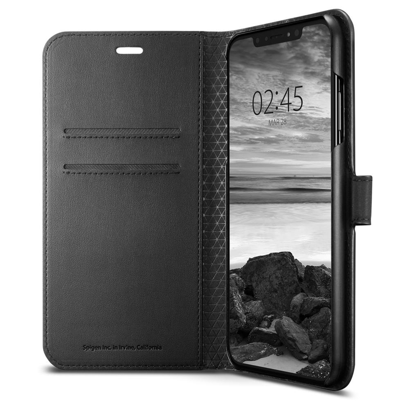 Husa iPhone XS Max Spigen Wallet S - Black