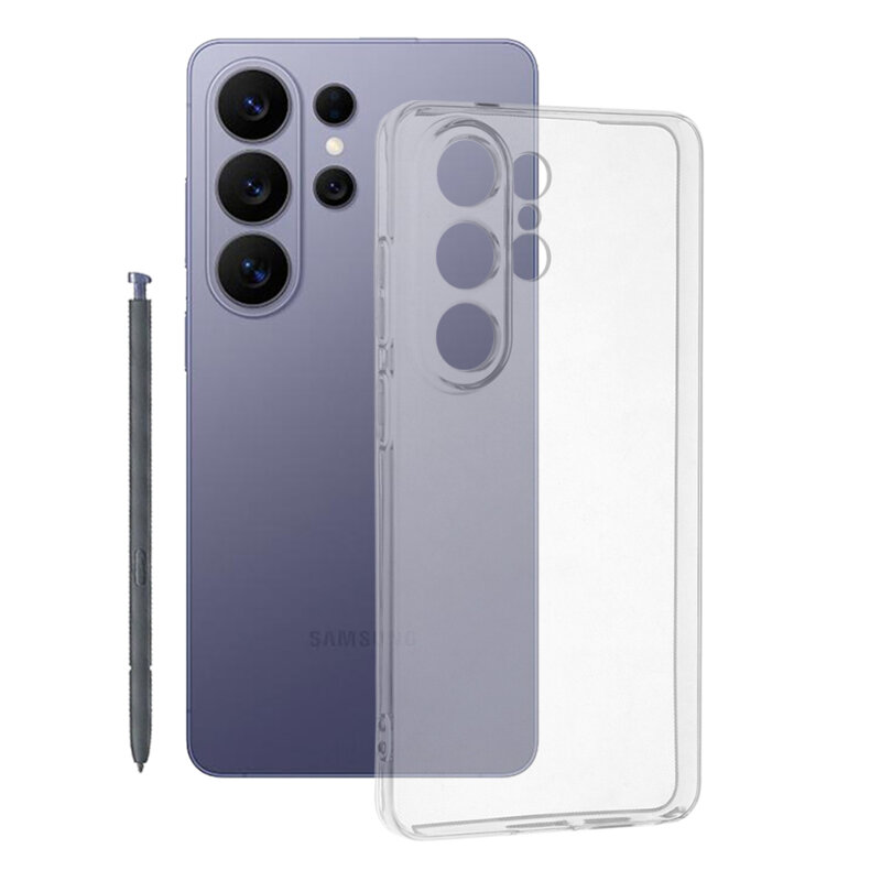 Husa Samsung Galaxy S26 Ultra Techsuit Clear Silicone, transparenta