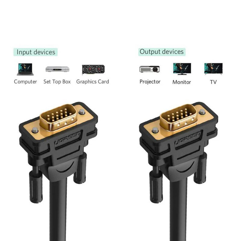 Cablu video VGA Ugreen, 10m, 11633