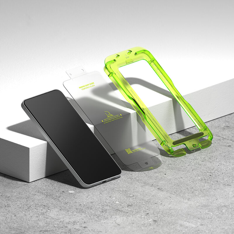 [Pachet 2x] Folie sticla Samsung Galaxy A57 5G Ringke Easy Slide Tempered Glass, transparenta