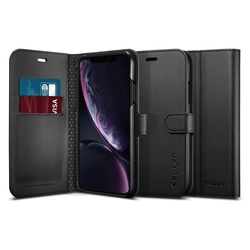 Husa iPhone XR Spigen Wallet S - Black