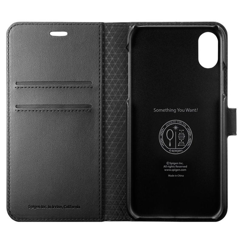 Husa iPhone XS Spigen Wallet S - Black