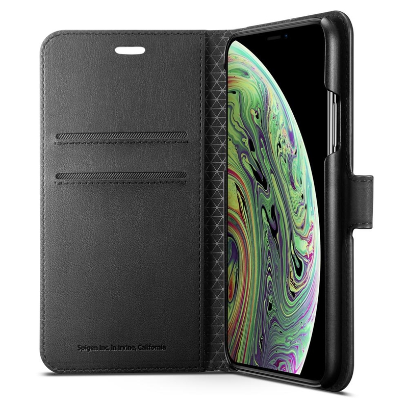 Husa iPhone XS Spigen Wallet S - Black