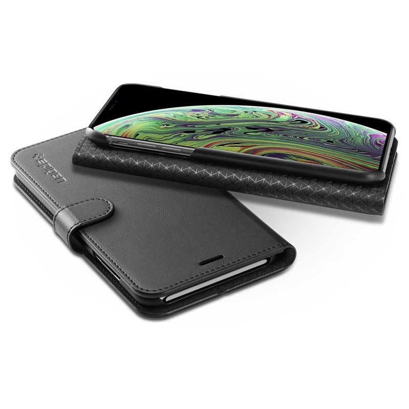 Husa iPhone XS Spigen Wallet S - Black